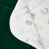 Плед Twins Happy, 90х90 см, смарагдовий (1433-TH-06) - Pampik - 2