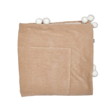 Плед Twins Smurf, 90х90 см, бежевий (1434-TS-02) - Pampik