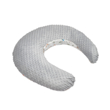 Подушка для вагітних Twins Minky, 53х60 см, сірий (1201-TM-10) - Pampik