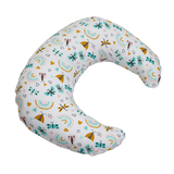 Подушка для вагітних та годування Twins Moon Butterfly, трикотаж, 60х68х18 см, мультиколір (1204-TM-20B) - Pampik