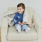 Плед Twins Happy, 90х90 см, бежевый (1433-TH-02) - Pampik - 4