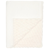 Плед Twins Cotton 3D, 100х80 см, молочний (1407-TC3D-202) - Pampik - 2