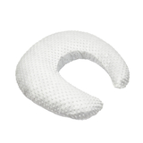 Подушка для вагітних Twins Minky, 53х60 см, білий (1201-TM-01) - Pampik