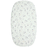 Простирадло на резинці Twins Be happy Лисичка, поплін преміум, 90x50 см, білий з принтом (6010-TBH-66) - Pampik