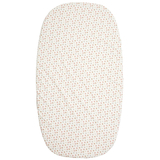 Простирадло на резинці Twins Be happy Квіточка, поплін преміум, 90x50 см, білий з принтом (6010-TBH-33) - Pampik