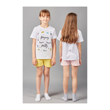 Піжама, що світиться Garnamama Neon PG Summer 140 Білий Жовтий (817146.9877329) - Pampik - 9