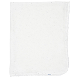 Плед Twins Зірочка, мусліновий з помпонами, 100х80 см, молочний (1624-PMS-202) - Pampik