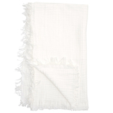 Плед мусліновий Twins Brezzy, 4-шаровий, 120х100 см, білий (1625-TMBN-01) - Pampik