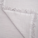 Плед мусліновий Twins Brezzy, 4-шаровий, 120х100 см, сірий (1625-TMBN-10) - Pampik - 2