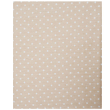 Простирадло на резинці Twins, сатин, 145x75 см, бежевий в горошек (6012-02) - Pampik