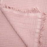 Плед мусліновий Twins Brezzy, 4-шаровий, 120х100 см, пудровий (1625-TMBN-24) - Pampik - 2