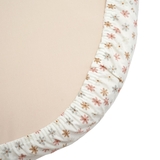 Простирадло на резинці Twins Be happy Квіточка, поплін преміум, 90x50 см, білий з принтом (6010-TBH-33) - Pampik - 2