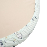 Простирадло на резинці Twins Be happy Лисичка, поплін преміум, 90x50 см, білий з принтом (6010-TBH-66) - Pampik - 2