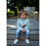 Худи Ceba Baby Fluffy Puffy Teddy Bears Lizzy, 24-36 мес., мятный (W-862-132-685) - Pampik - 4