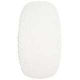 Простирадло на резинці Twins Organic, бязь преміум, 90x50 см, білий (6010-TO95-01) - Pampik