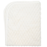 Плед Twins, велюр 3D, 100x80 см, молочний (1425-T3D-202) - Pampik