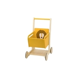 Дерев'яний візок для покупок Trixie Baby Lion, жовтий (36551) - Pampik