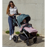 Плед Twins Каракуль, велюр, 95x90 см, пудровый (141124-TDS-24) - Pampik - 10