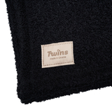 Плед Twins Каракуль, велюр, 95x90 см, чорний (141124-TDS-13) - Pampik - 5