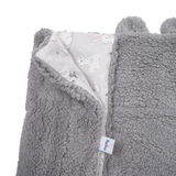 Плед Twins Teddy, 100х80 см, сірий (1424-TT-10) - Pampik - 3