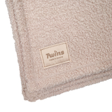 Плед Twins Каракуль, велюр, 95x90 см, бежевий (141124-TDS-02) - Pampik - 3