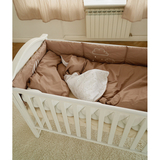 Постельный комплект Twins Fluffy Puffy, 7 элементов, mocca беж темный (4076-TFP-201) - Pampik