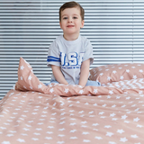 Комплект постільної білизни Twins Star, полуторний, 4 предмети, зигзаг теракотовий (1155-TPS-17) - Pampik - 10