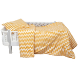 Комплект постільної білизни Twins Star, полуторний, 4 предмети, зигзаг жовтий (1155-TPS-05) - Pampik - 2