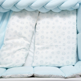 Постільний комплект Twins Cotton, 7 елементів, блакитний (4077-TC-04) - Pampik - 4