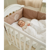 Постельный комплект Twins Fluffy Puffy, 7 элементов, mocca беж темный (4076-TFP-201) - Pampik - 6