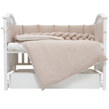 Постільний комплект Twins Cotton, 7 елементів, бежевий (4077-TC-02) - Pampik - 2