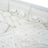 Постільний комплект Twins Кролик, 7 ел., молочний (4075-TК-202) - Pampik - 2