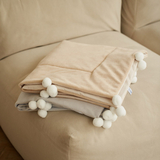 Плед Twins Smurf, велюр, 90х90 см, молочный (1434-TS-202) - Pampik - 3