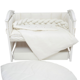 Постільний комплект Twins Cotton, 7 елементів, молочний (4077-TC-202) - Pampik - 3