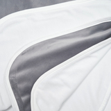 Плед Twins, велюр Double soft, 90x90 см, сірий (1411-TDS-10) - Pampik - 2