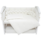 Постільний комплект Twins Cotton, 7 елементів, молочний (4077-TC-202) - Pampik