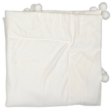 Плед Twins Smurf, велюр, 90х90 см, молочный (1434-TS-202) - Pampik