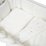 Постільний комплект Twins Cotton, 7 елементів, молочний (4077-TC-202) - Pampik - 4