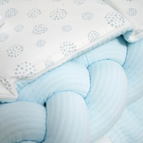 Постільний комплект Twins Cotton, 7 елементів, блакитний (4077-TC-04) - Pampik - 5