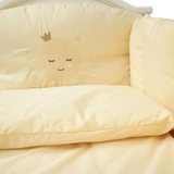 Постільний комплект Babycentre & Twins Moonlight, 6 елементів, ванільний (4011-BTMO-05) - Pampik - 3