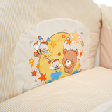 Постільний комплект Twins Bears with a star, 6 елементів, бежевий (4042-TBS-02) - Pampik - 3