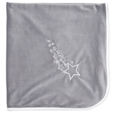 Плед Twins, велюр Double soft, 90x90 см, сірий (1411-TDS-10) - Pampik