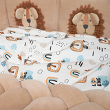 Постільний комплект Twins Leo, 7 елементів, бежевий (4079-TL-02) - Pampik - 7