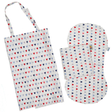 Набір для годування Twins, 3 елементи, білий з принтом, в асортименті (9000-TK3-20) - Pampik - 4