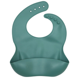 Слюнявчик Twins силиконовый, зеленый (SST-03-06) - Pampik