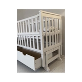 Ліжечко Goydalka Alex з шухлядою, 120х60 см, білий (9800-GA-01) - Pampik - 3