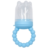 Ніблер силіконовий Twins Горошинки, блакитний (NG-03-04) - Pampik