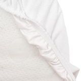 Наматрацник Twins в коляску, вологонепроникний махровий, 75х35 см, білий (6050-TNM-01) - Pampik - 2