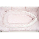 Постільний комплект Twins Be Happy з пледом, 8 елементів, рожевий (4078-TBH-08) - Pampik - 10