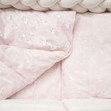 Постільний комплект Twins Be Happy з пледом, 8 елементів, рожевий (4078-TBH-08) - Pampik - 6